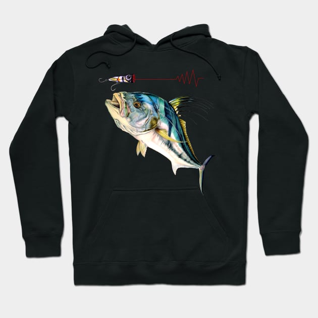 rooster fish II Hoodie by Art by Paul